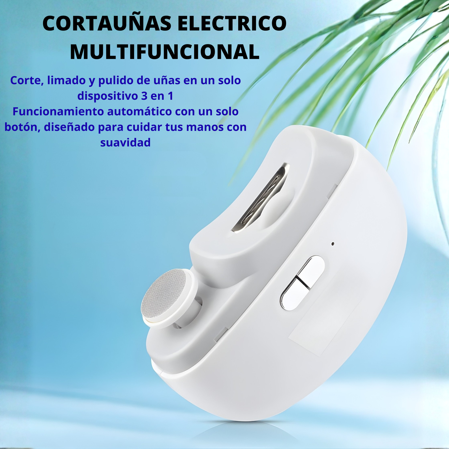 Cortaúñas eléctrico con multifunción