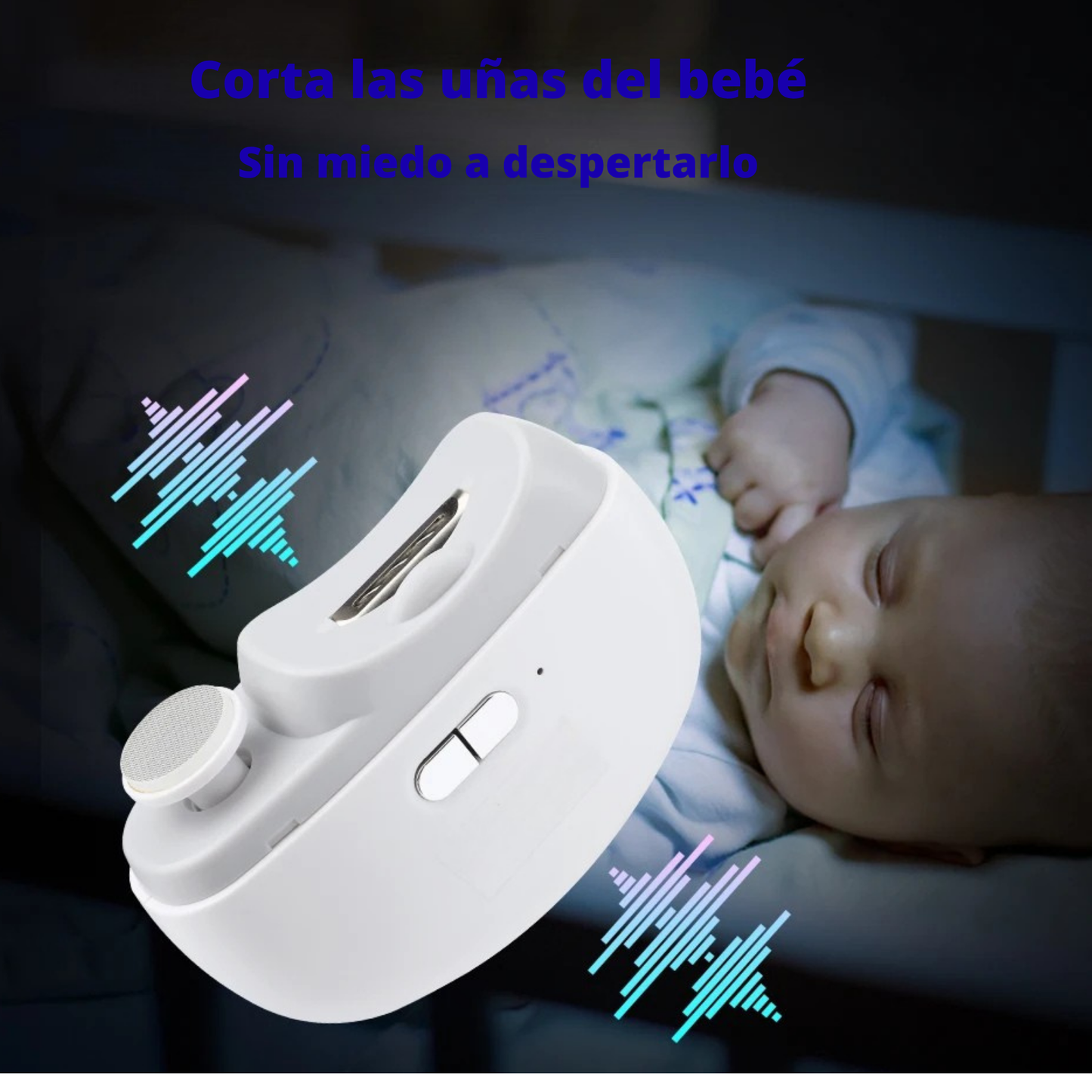 Cortaúñas eléctrico con multifunción