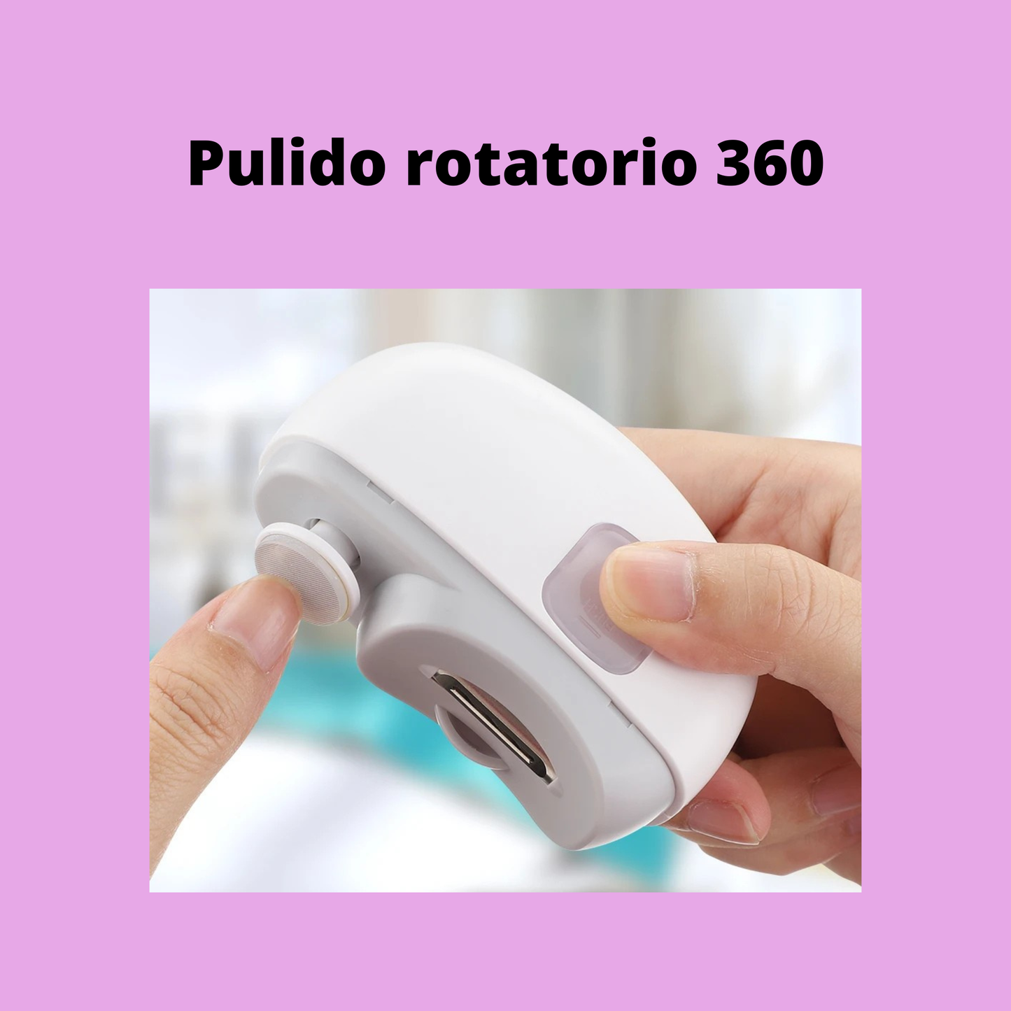 Cortaúñas eléctrico con multifunción